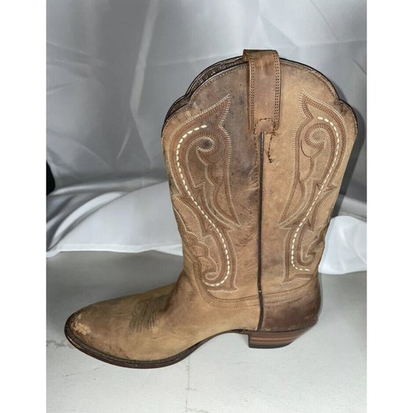 ARIAT Western Leather Cowboy Boots Brown Mens Size 9B